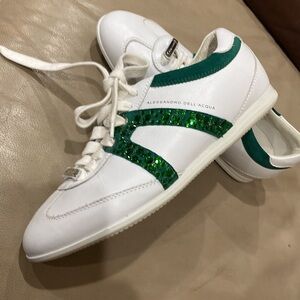 Alessandra Dell’Acqua Womens Glitter shoes.